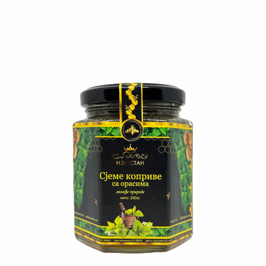 Sjeme koprive sa orasima u medu 250gr